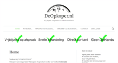 Desktop Screenshot of deopkoper.nl