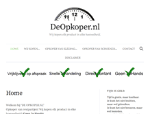 Tablet Screenshot of deopkoper.nl